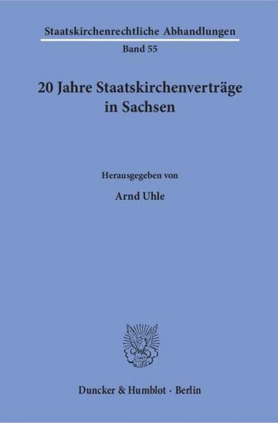 20 Jahre Staatskirchenverträge in Sachsen.