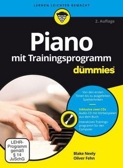Piano mit Trainingsprogramm für Dummies