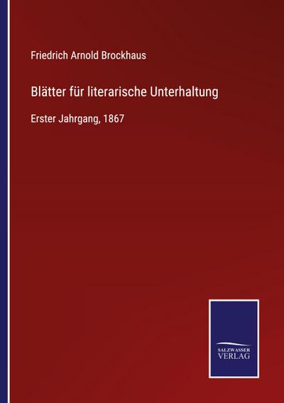 Blätter für literarische Unterhaltung