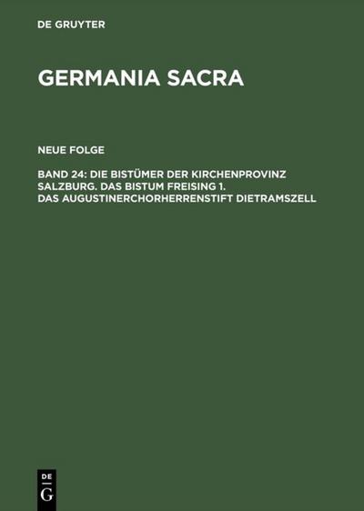 Germania Sacra. Neue Folge 24