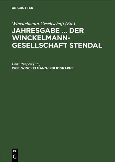 Winckelmann-Bibliographie