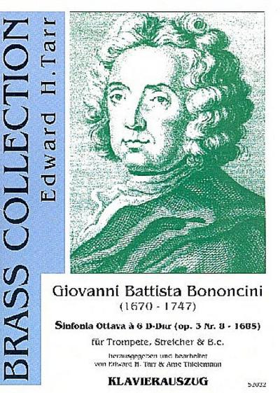 Sinfonia ottava à 6 D-Dur op.3,8 für Trompete, Streicher und Bcfür Trompete und Klavier