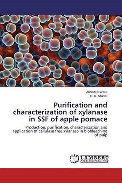Purification and characterization of xylanase in SSF of apple pomace