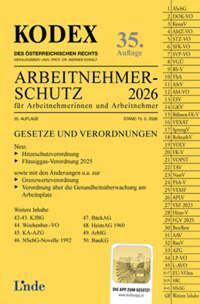 KODEX Arbeitnehmerschutz 2026