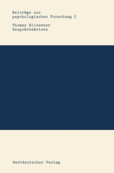 Gesprächskrisen