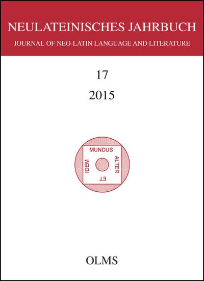 Neulateinisches Jahrbuch 17