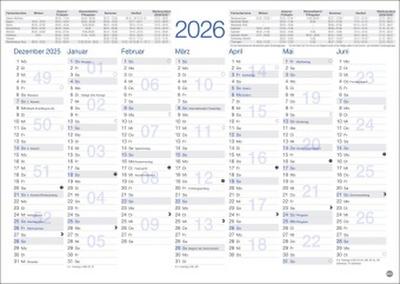 Tafelkalender A4 2026