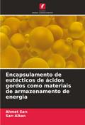 Encapsulamento de eutécticos de ácidos gordos como materiais de armazenamento de energia
