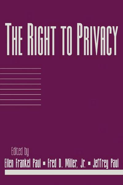 The Right to Privacy