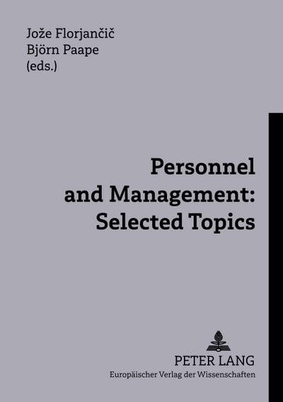Personnel and Management: Selected Topics