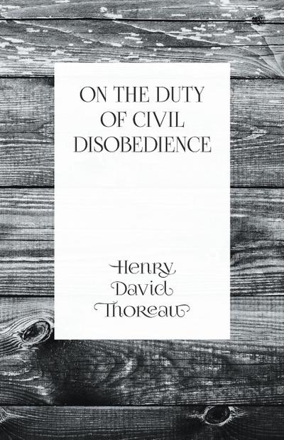 On the Duty of Civil Disobedience