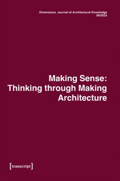 Dimensions. Journal of Architectural Knowledge