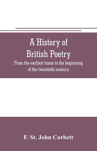 A history of British poetry