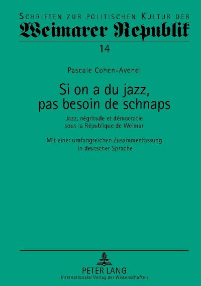 Si on a du jazz, pas besoin de schnaps