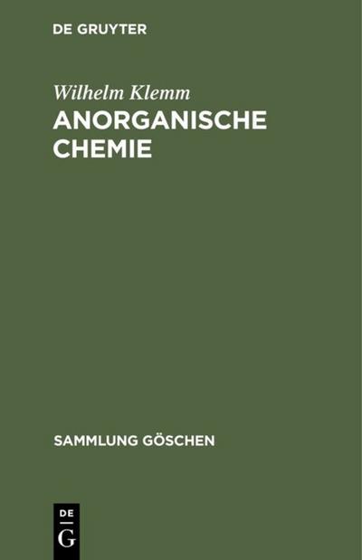 Anorganische Chemie
