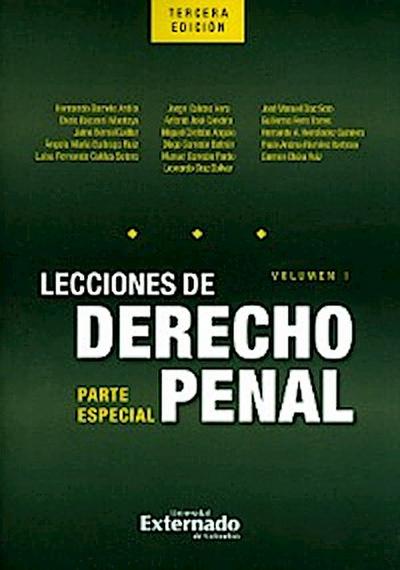 Lecciones de derecho penal. Parte especial. Volumen I. Tercera edición