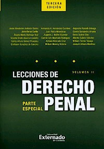 Lecciones de derecho penal. Parte especial. Volumen II