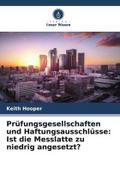 Prüfungsgesellschaften und Haftungsausschlüsse: Ist die Messlatte zu niedrig angesetzt?