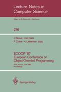 ECOOP ’87. European Conference on Object-Oriented Programming