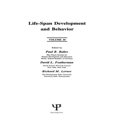 Life-Span Development and Behavior