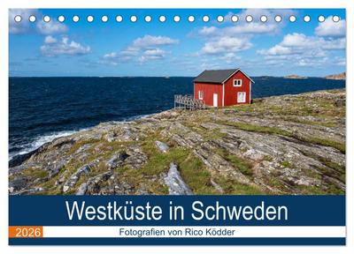 Westküste in Schweden (Tischkalender 2026 DIN A5 quer), CALVENDO Monatskalender