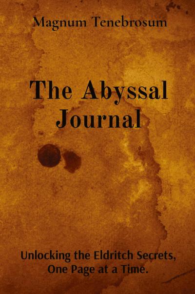 Tenebrosum, M: Abyssal Journal