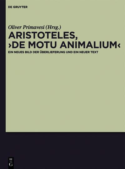 Aristoteles,’De motu animalium’