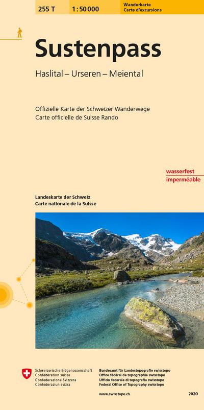 Swisstopo 1 : 50 000 Sustenpass