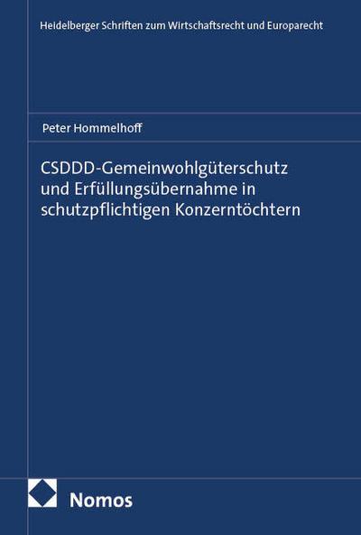 CSDDD-Gemeinwohlgüterschutz und Erfüllungsübernahme in schutzpflichtigen Konzerntöchtern