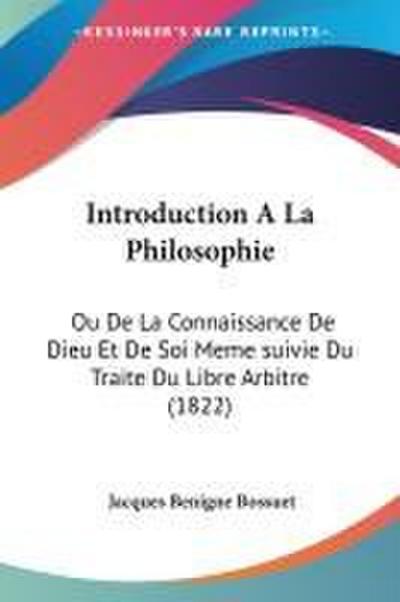 Introduction A La Philosophie