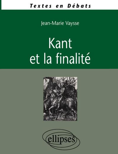 Kant et la finalité