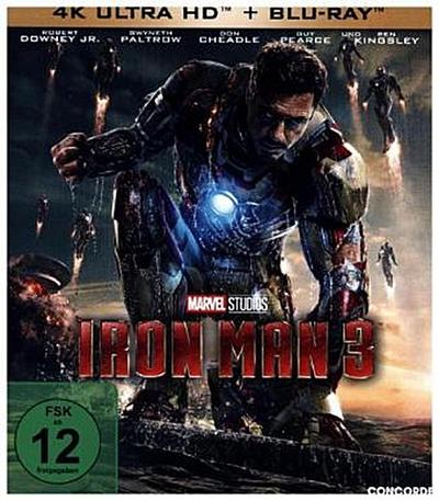 Iron Man 3 (UHD+BR)  2Disc, 4K Ultra Min: 113/DD5.1/WS