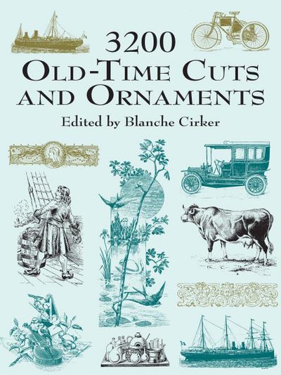 3200 Old-Time Cuts and Ornaments