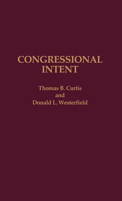 Congressional Intent