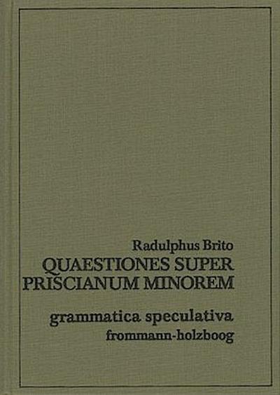 Quaestiones super Priscianum minorem