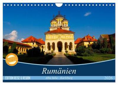 Rumänien, Alba Iulia - Karlsburg (Wandkalender 2026 DIN A4 quer), CALVENDO Monatskalender
