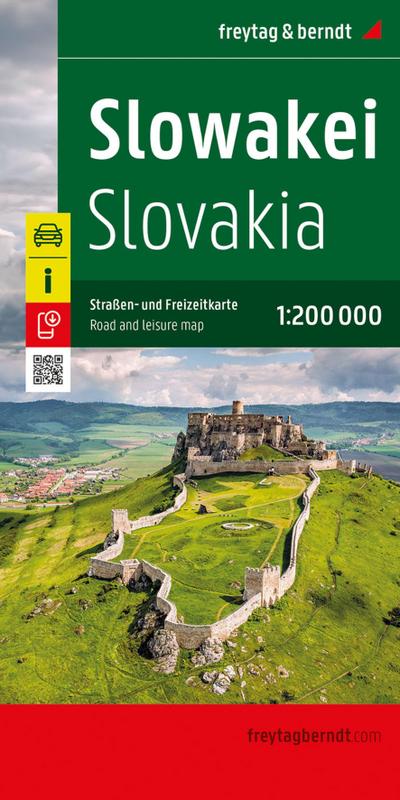 freytag & berndt Straßenkarte Slowakei 1:200.000