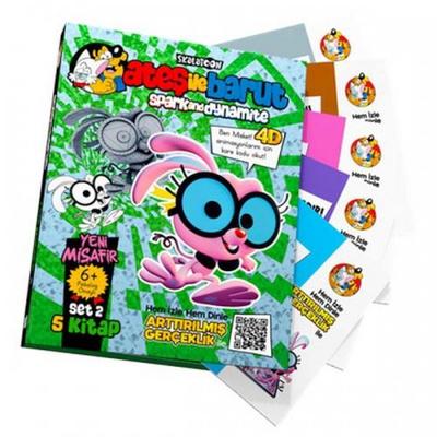Ates ile Barut Yeni Misafir Ar 4D Animasyonlu Kitap Set 2