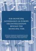 Sub-Municipal Governance in Europe