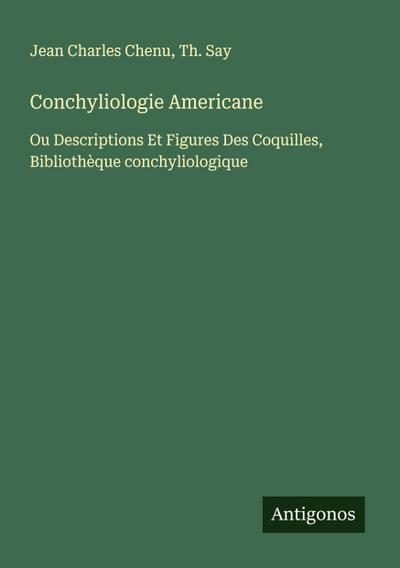 Conchyliologie Americane