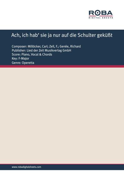 Ach, ich hab’ sie ja nur auf die Schulter geküßt
