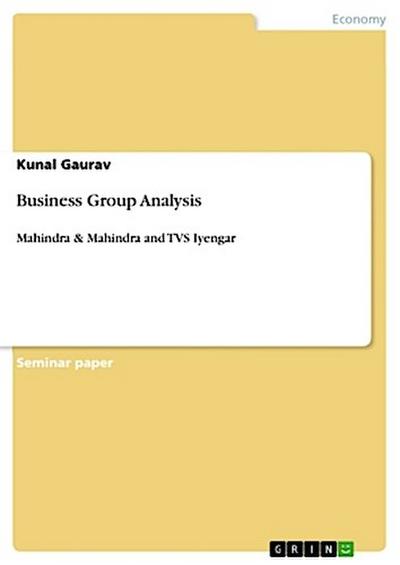 Business Group Analysis
