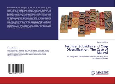 Fertiliser Subsidies and Crop Diversification: The Case of Malawi