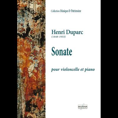 Sonatepour violoncelle et piano