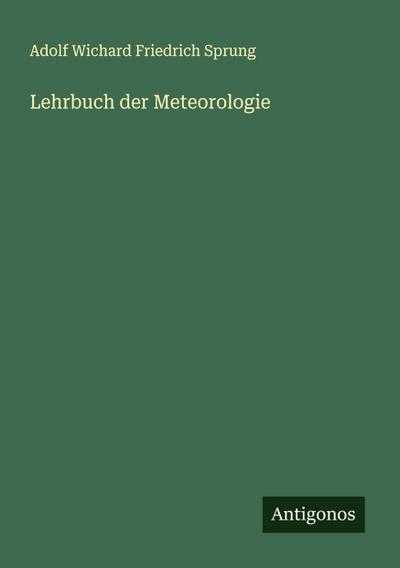 Lehrbuch der Meteorologie
