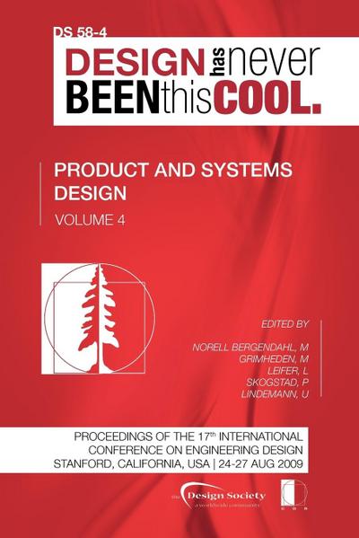 Proceedings of ICED’09, Volume 4, Product and Systems Design