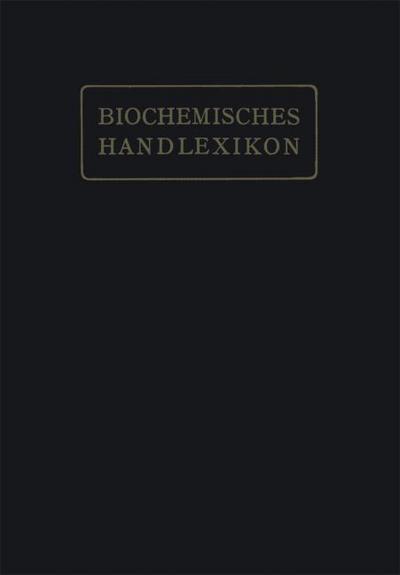 Biochemisches Handlexikon