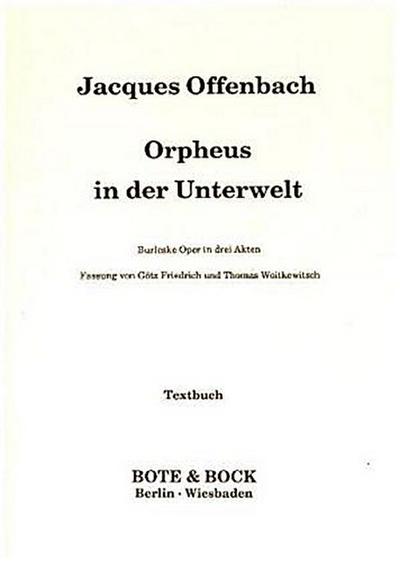 Orpheus in der Unterwelt