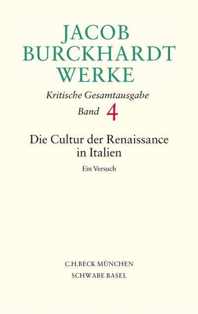 Die Cultur der Renaissance in Italien