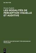 Les modalites de perception visuelle et auditive